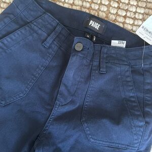 Paige navy denim jeans